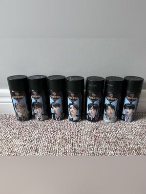 BTS Cold Brew Americano 7 Bottles 2021 Empty